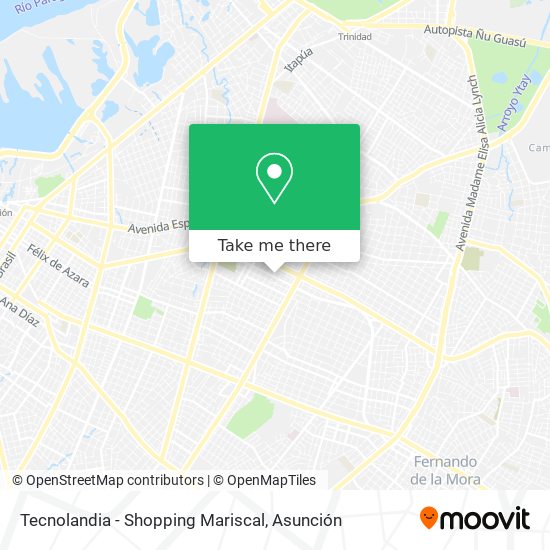 Tecnolandia - Shopping Mariscal map