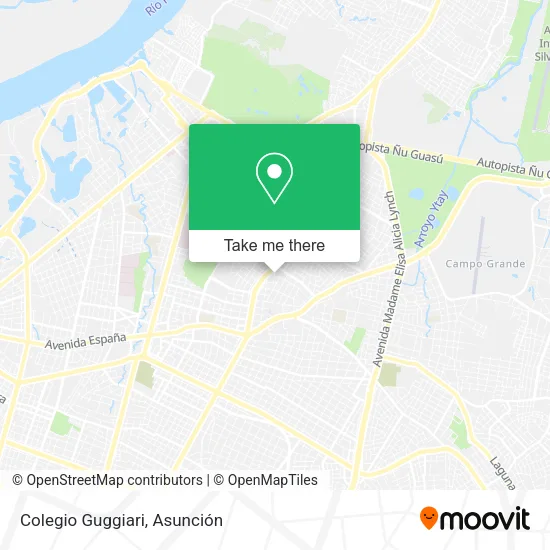 Colegio Guggiari map
