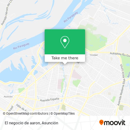Mapa de El negocio de aaron