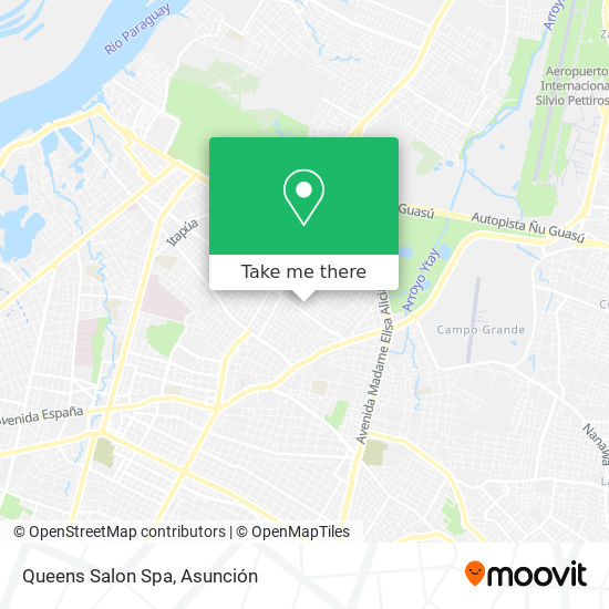 Queens Salon Spa map