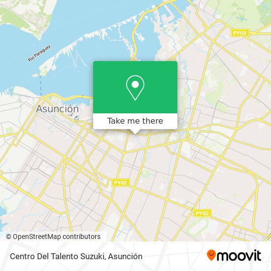 Centro Del Talento Suzuki map