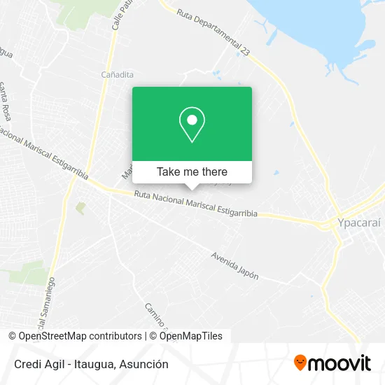 Credi Agil - Itaugua map
