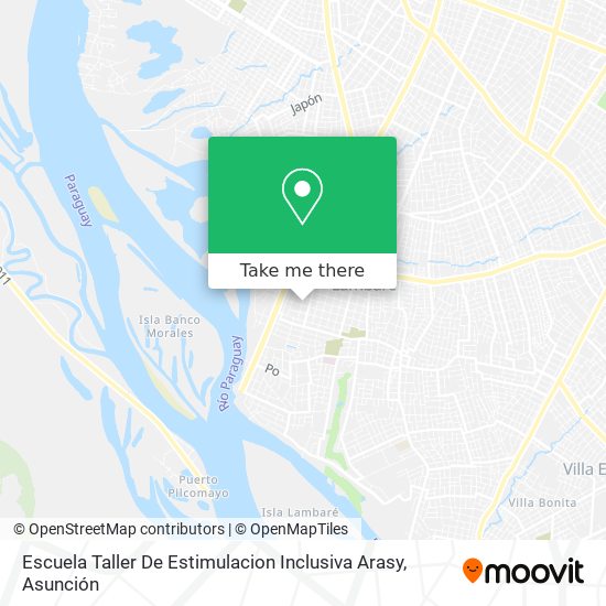 Mapa de Escuela Taller De Estimulacion Inclusiva Arasy
