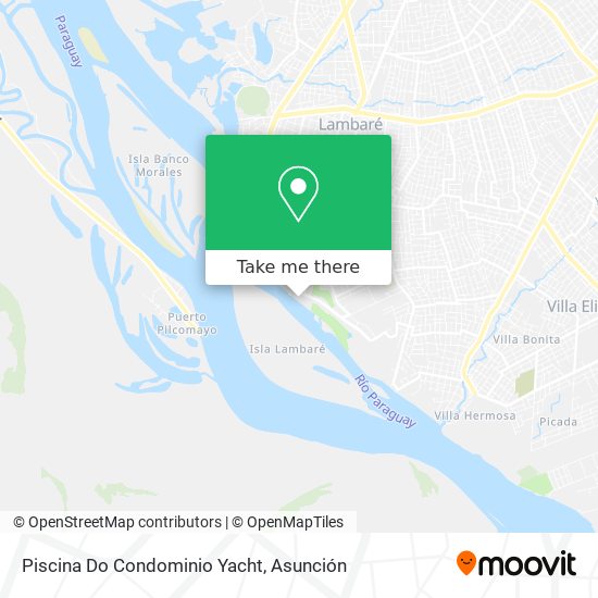 Mapa de Piscina Do Condominio Yacht