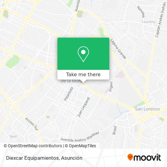 Mapa de Diexcar Equipamientos