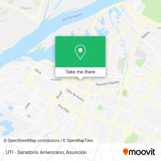 UTI - Sanatorio Americano map