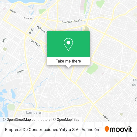 Empresa De Construcciones Yatyta S.A. map