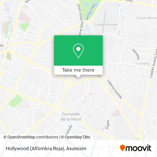 Hollywood (Alfombra Roja) map