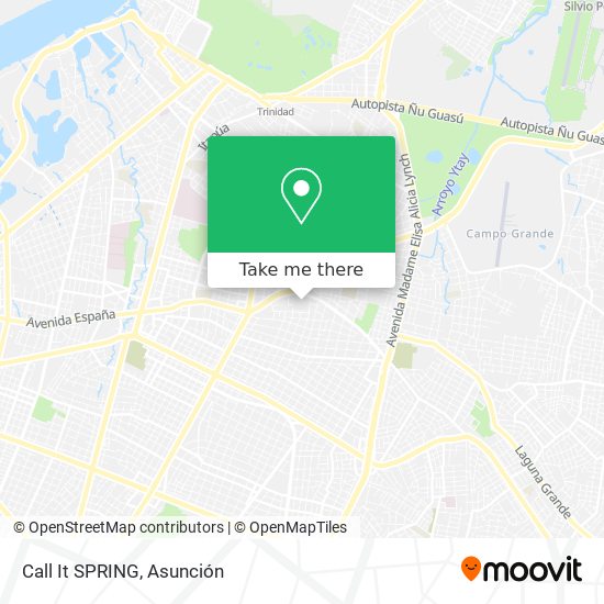 Mapa de Call It SPRING