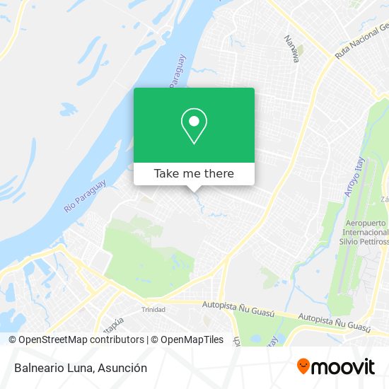 Mapa de Balneario Luna