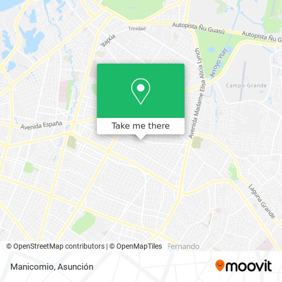Mapa de Manicomio