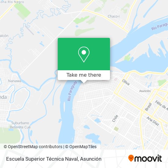 Mapa de Escuela Superior  Técnica Naval
