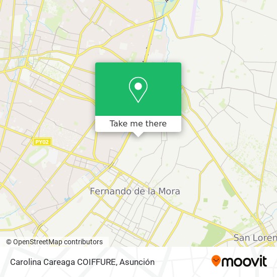 Carolina Careaga COIFFURE map