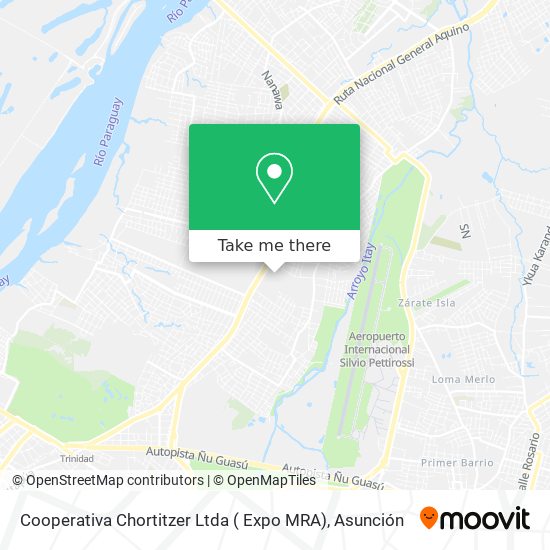 Cooperativa Chortitzer Ltda ( Expo MRA) map