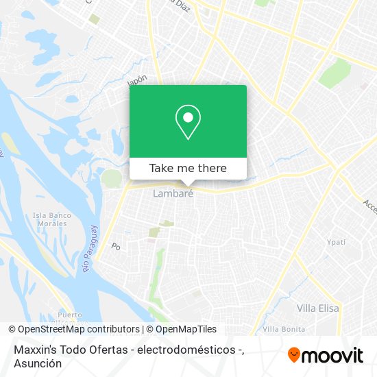 Mapa de Maxxin's  Todo Ofertas - electrodomésticos -