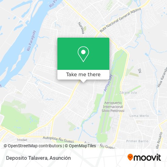 Deposito Talavera map