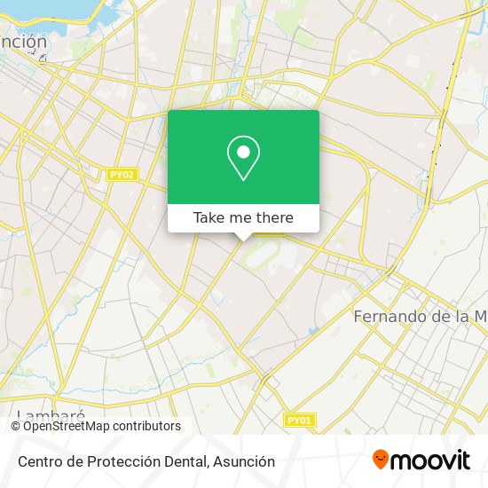 Centro de Protección Dental map