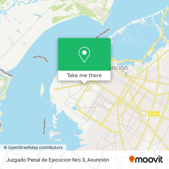 Mapa de Juzgado Penal de Ejecucion Nro 3