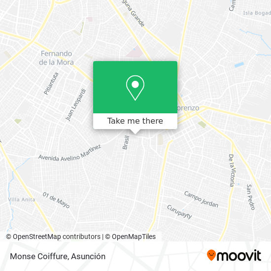 Monse Coiffure map