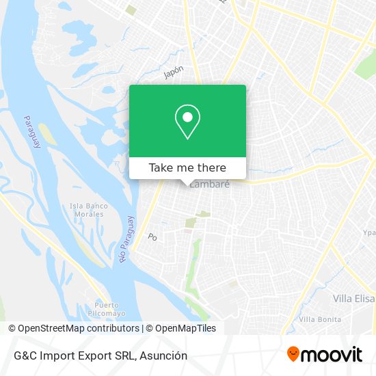 Mapa de G&C Import Export SRL