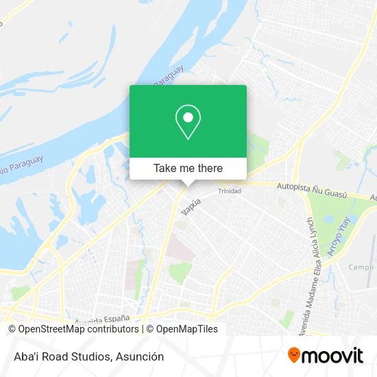 Aba'i Road Studios map