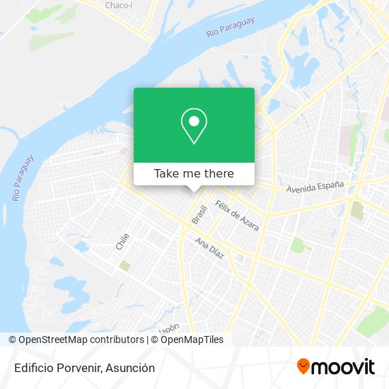 Mapa de Edificio Porvenir
