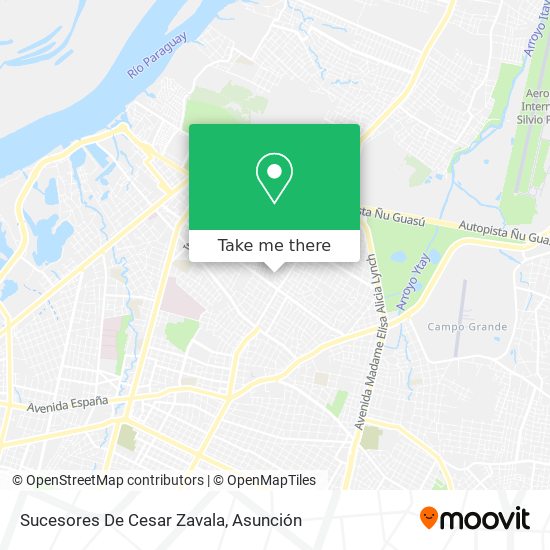 Mapa de Sucesores De Cesar Zavala