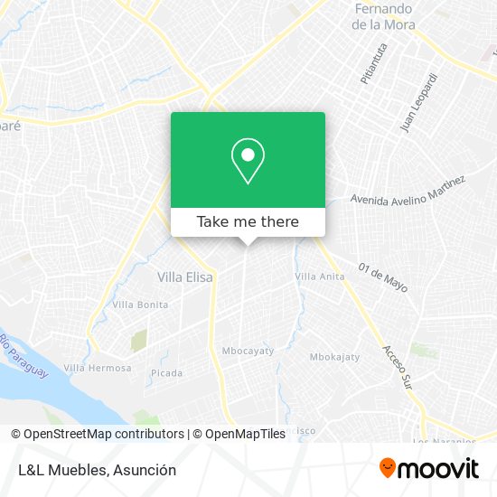 Mapa de L&L Muebles