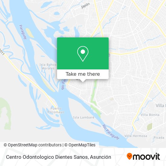 Mapa de Centro Odontologico Dientes Sanos