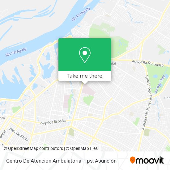 Mapa de Centro De Atencion Ambulatoria - Ips