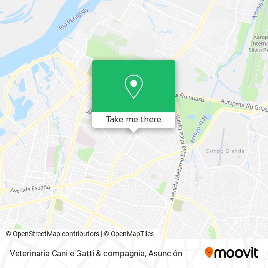 Mapa de Veterinaria Cani e Gatti & compagnia