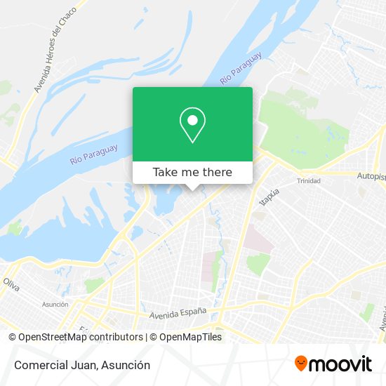 Mapa de Comercial Juan