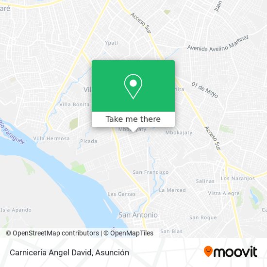 Carniceria Angel David map