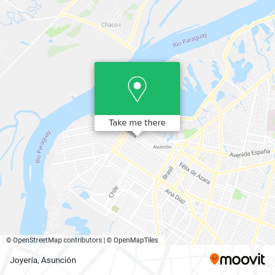 Mapa de Joyería