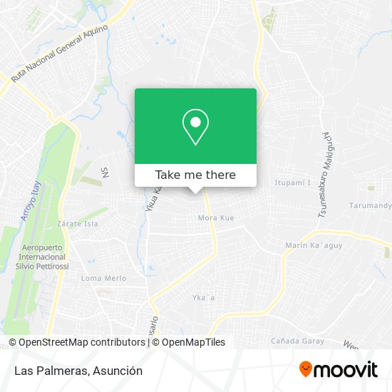 Mapa de Las Palmeras