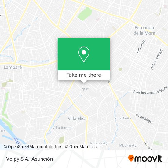 Mapa de Volpy S.A.