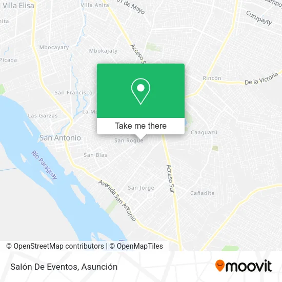 Mapa de Salón De Eventos