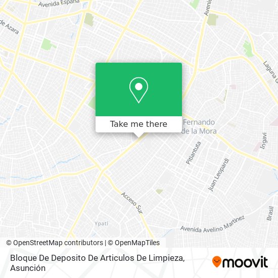 Bloque De Deposito De Articulos De Limpieza map