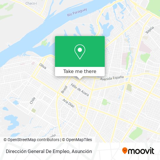 Dirección General De Empleo map