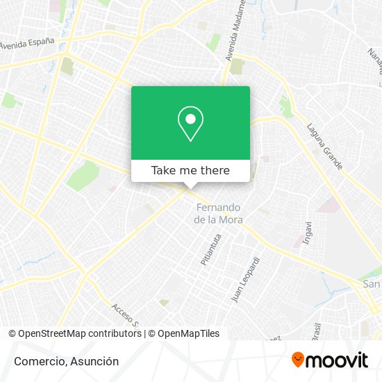 Comercio map