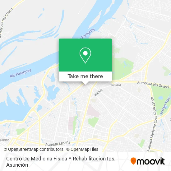 Centro De Medicina Fisica Y Rehabilitacion Ips map