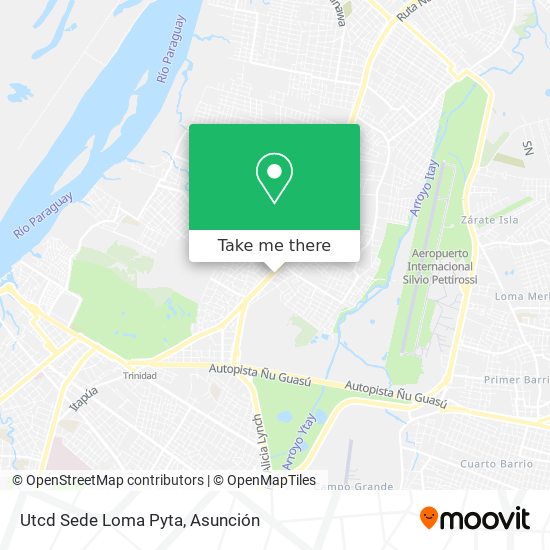 Mapa de Utcd Sede Loma Pyta
