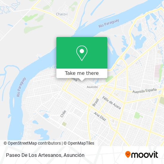 Mapa de Paseo De Los Artesanos