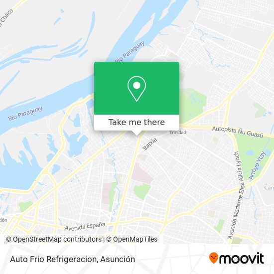 Auto Frio Refrigeracion map