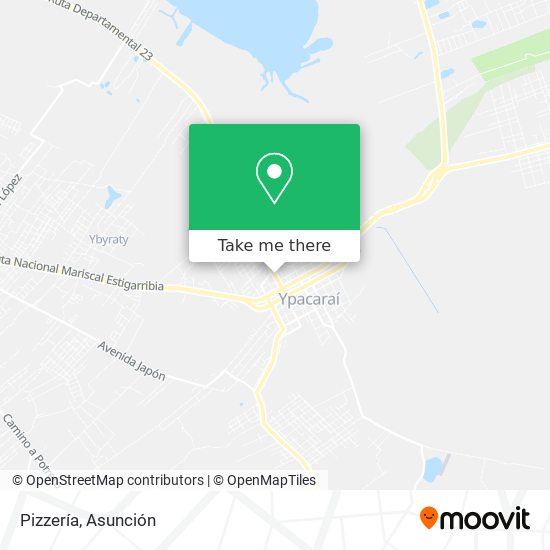 Mapa de Pizzería