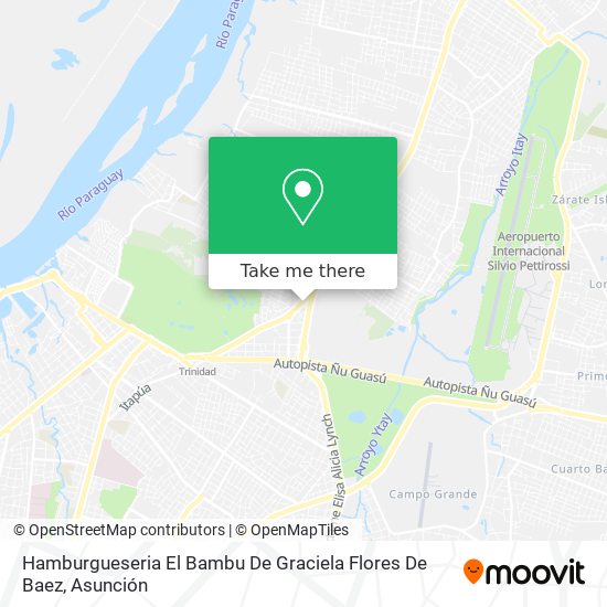 Hamburgueseria El Bambu De Graciela Flores De Baez map