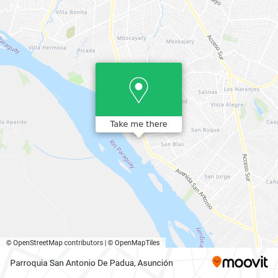 Parroquia San Antonio De Padua map