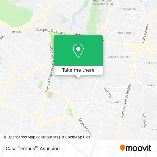 Mapa de Casa ""Emaús""