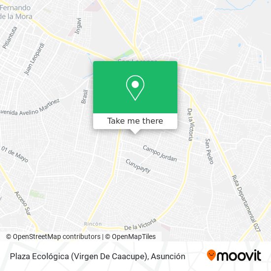 Mapa de Plaza Ecológica (Virgen De Caacupe)