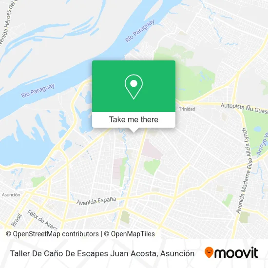 Taller De Caño De Escapes Juan Acosta map